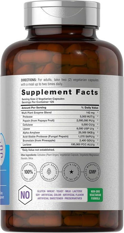 Horbäach Essential Digestive Enzymes 250 Capusles