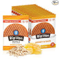 Rip Van Wafels Honey and Oats Stroopwafels, Healthy Snacks, Non-GMO, Keto Friendly, Office Snacks, Low Sugar (3g), Low Calorie, 12 Pack