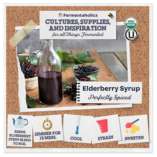 Fermentaholics | USDA Organic Dried Elderberry