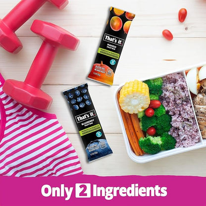 That's it. Probiotic Fruit Bar Variety 100 Calories 2-3 Ingredients, (12 Count)