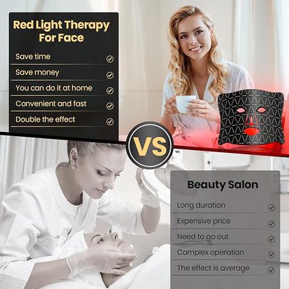 LED Face Mask Light Therapy, Enhance 3 Light