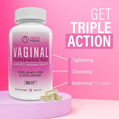 Pretty Privates Vaginal Tightening Pills 60 ct
