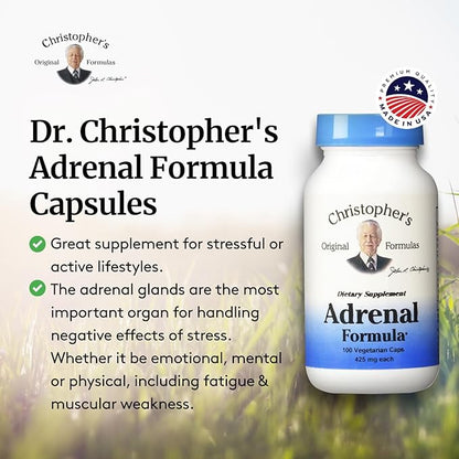 Dr. Christopher's Adrenal Formula for Stress Support