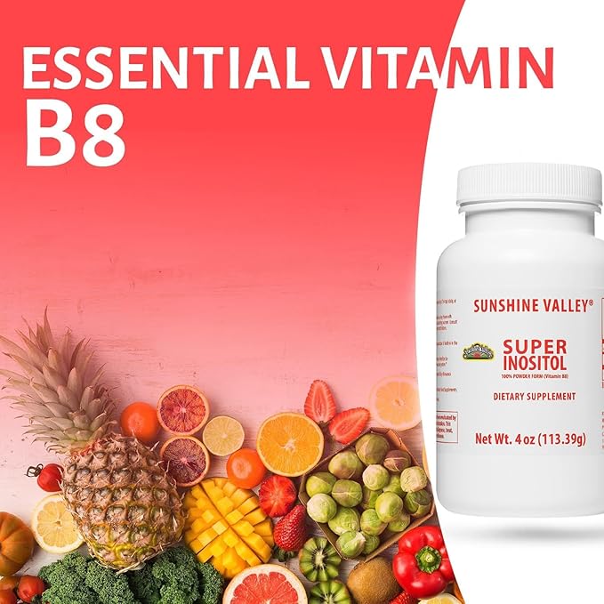Super Inositol, Vitamin B8 Powdered Dietary 4 oz