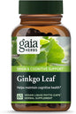 Gaia Herbs Ginkgo Leaf 60 Vegan (20-Day Supply)