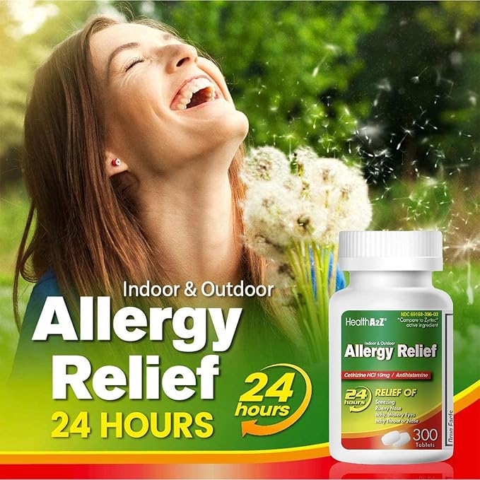 HealthA2Z® Allergy Relief 10mg | (300 Count 1))