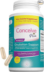 CONCEIVE PLUS Ovulation Support Supplement Coq10, Folic 120 Inositol