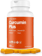 Better Way Health Curcumin Plus - Curcumin C3® Complex + Boswellin® Super + BioPerine® + Ginger - 120 Caplets