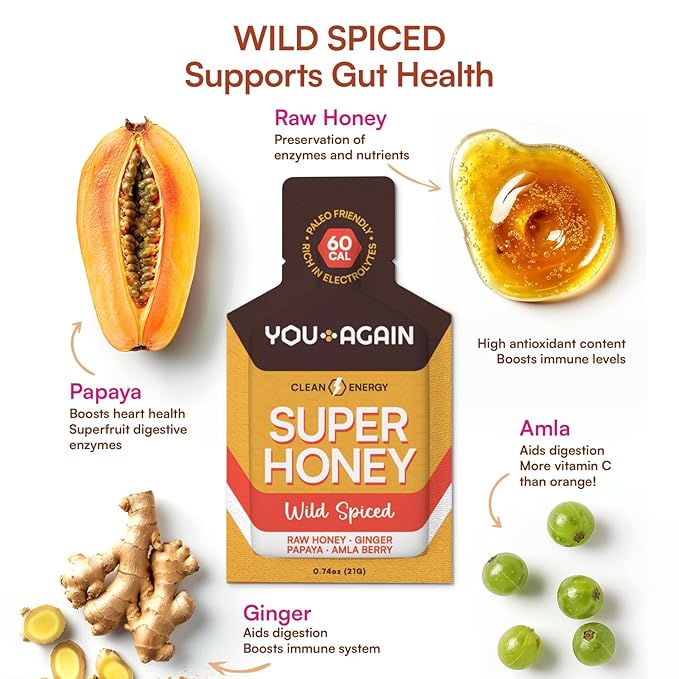 You Again Super Honey Wild Spiced Packets 8 Count
