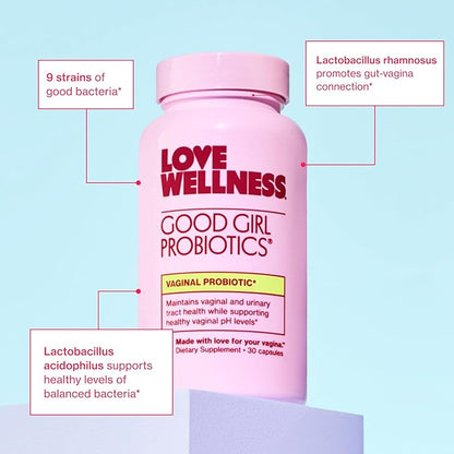 Love Wellness Good Girl Probiotics 30 Count