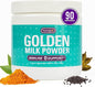 Turmaquik Organic Golden Milk Turmeric Powder, Immune Support + Superfood Blend of Ginger, Black Pepper, Curcumin, Cinnamon, Cardamom + Vitamins C, D, B6, B12, Zinc - Immunity Boost