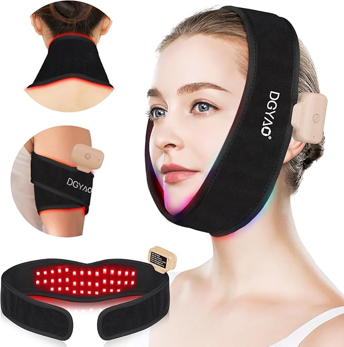 Red Light Therapy for Chin Neck, 8 Color