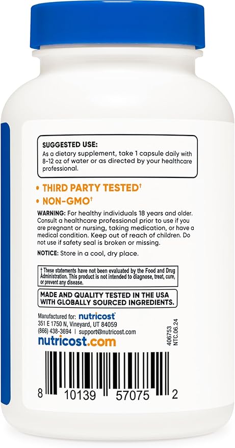 Nutricost Digestive Enzymes 620mg, 120 Capsules