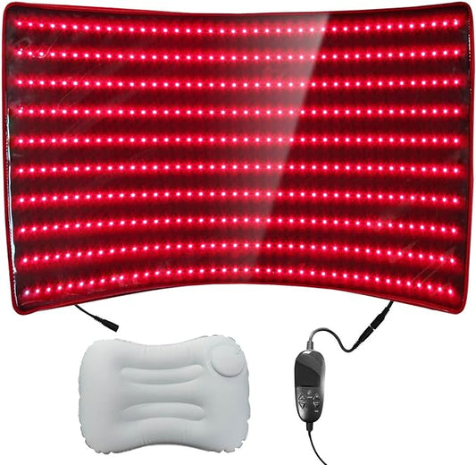 Bestqool Red Light Therapy Mat, Near 38.2" x 24" Large