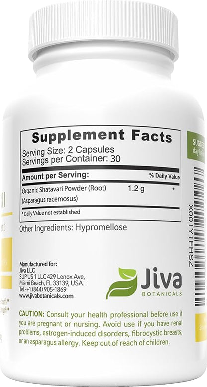 Shatavari Capsules 1200 Mg 60 Capsules