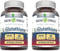 Amazing Formulas Reduced L-Glutathione Supplement 500 Mg 60 Veggie 2)