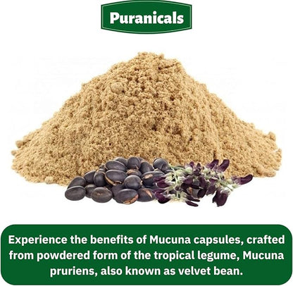Mucuna Premium 320 Capsules Non GMO 900 mg 100% Pure