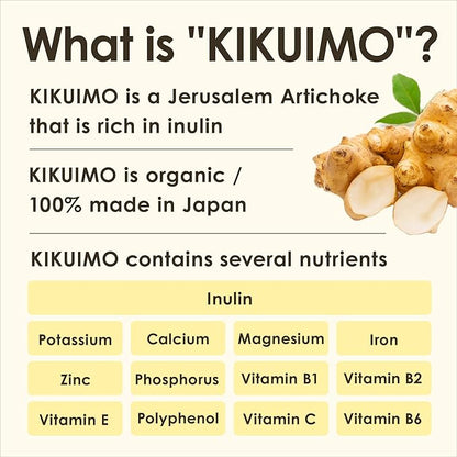 NAFFY KIKUIMO Jerusalem Artichoke Supplement -Inulin, 210 tablets