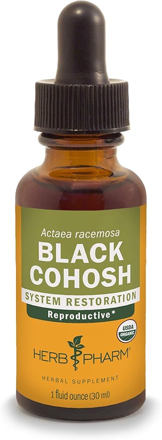 Herb Pharm Certified Organic Black Cohosh 1 Ounce (DBLKCO01)