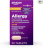 Amazon Basic Care All Day Allergy 180 mg, 24-Hour Relief, 30 Count
