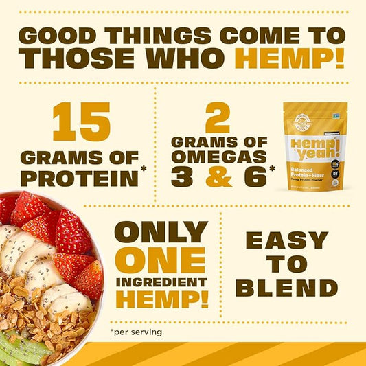 Manitoba Harvest Hemp Yeah! Balanced Protein 32 Ounce 1)