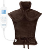 RENPHO Heating Pad for Back Pain 24"x33", Brown