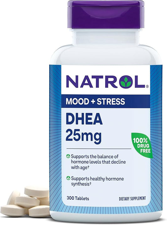 Natrol DHEA Mood and Stress, 25mg,
