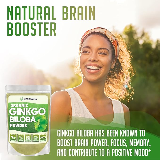 XPRS Nutra Organic Ginkgo Biloba Powder (8 oz)