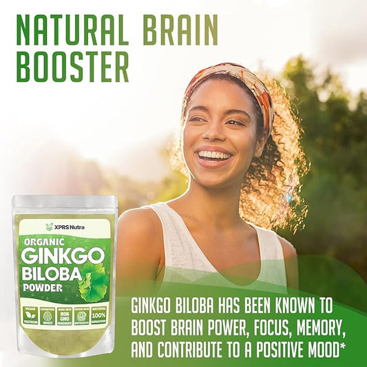 XPRS Nutra Organic Ginkgo Biloba Powder (8 oz)