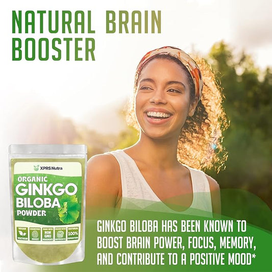 XPRS Nutra Organic Ginkgo Biloba Powder (16 oz)
