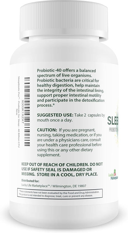 Sleepbiotic Pro - Multi-Strain Probiotic Sleep 40 Billion
