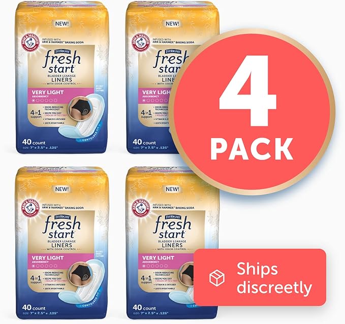 Liners for Women, Now with Stronger (40 Count, 4)