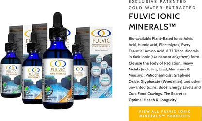 Optimally Organic Water Extracted Fulvic Ionic X350 - 8+ Month