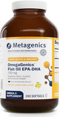 Metagenics OmegaGenics Fish Oil EPA-DHA 720- Omega-3 Fish Oil Supplement - for Heart Health, Musculoskeletal Health & Immune System Health* - with DHA & EPA - 240 Softgels