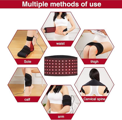 ALDIOUS Red Light for Foot & 640nm&660nm&880nm Infrared 3 Pulse 10/20/30min Timer