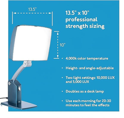 Carex Day-Light Sky Bright Light Therapy Lamp 10,000 LUX