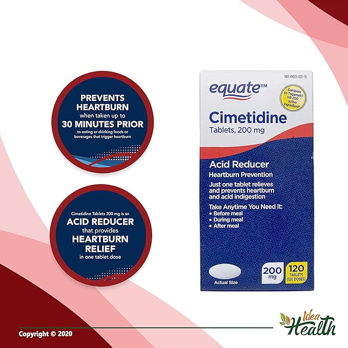 Cimetidine 200 mg (240 ct 2 Pack)
