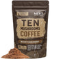Mushroom Coffee Organic (60 Servings) 10 Mushrooms (Lion’s Mane, Cordyceps, Turkey Tail & Other) Mixed With Gourmet Arabica Instant Immune Boosting Coffee for Focus & Gut Health Support
