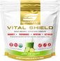 Granite Supplements Vital Shield - (30 Servings) Greens Superfood Powder - Fruit & Vegetable Super Foods Powder for Performance, Gut Health, Immunity & Nutrition, Lemon Lime Berry Greens