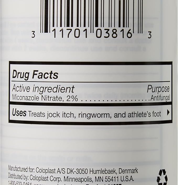 Micro-Guard 2% Miconazole Nitrate Powder Antifungal 3 oz.