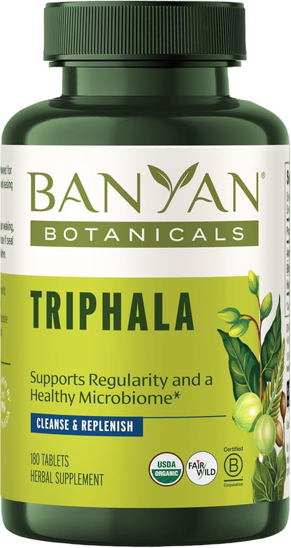 Banyan Botanicals Triphala Tablets 180 Tablets