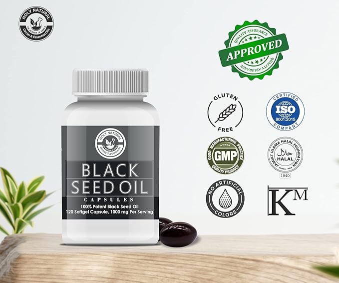 Black Seed Oil Softgel Capsule – 500mg (120 (120 Softgel) 2 Months 3 6 6 9 9
