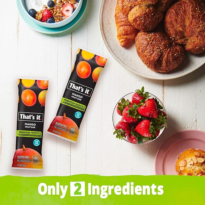 That’s it. (12 Pack Mango) Probiotic 100% All 2 Ingredients 30 Compliant,