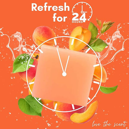 Muun Peach Yoni Soap Bar - Pack 3 Peach Ph Balance Probiotics & Natural Ingredients - Gentle Cleansing Formula Eliminates Odor Vaginal Health - Feminine Wash