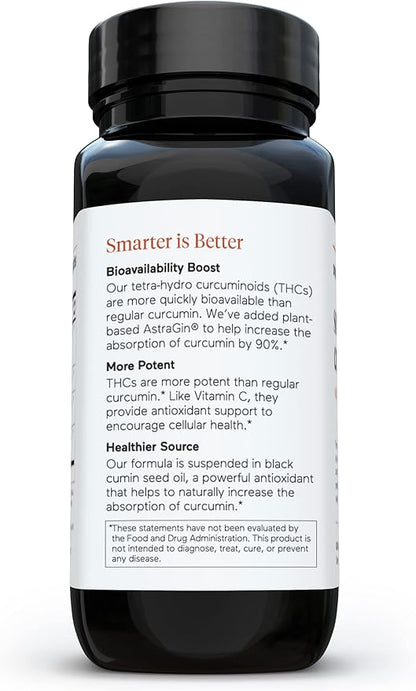 Smarter Nutrition Curcumin Softgels 95% Tetrahydrocurcuminoids (60 Count 3)