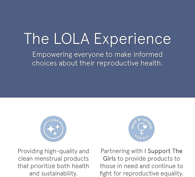 LOLA Organic Tampons, 32 Count