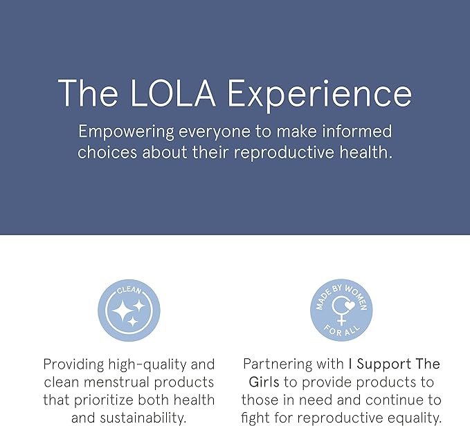 LOLA Organic Cotton Tampons, 32 Count
