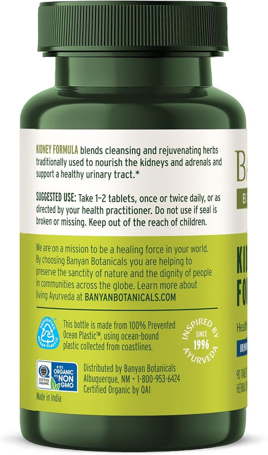 Banyan Botanicals Kidney Formula – Organic 90 Tablets
