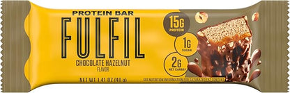 FULFIL Protein Snack Bars, Chocolate Hazelnut, 15g Protein, Pantry Staples, 12 Count