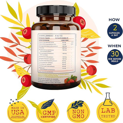 Adrenal Support & Cortisol Manager – 60 Non